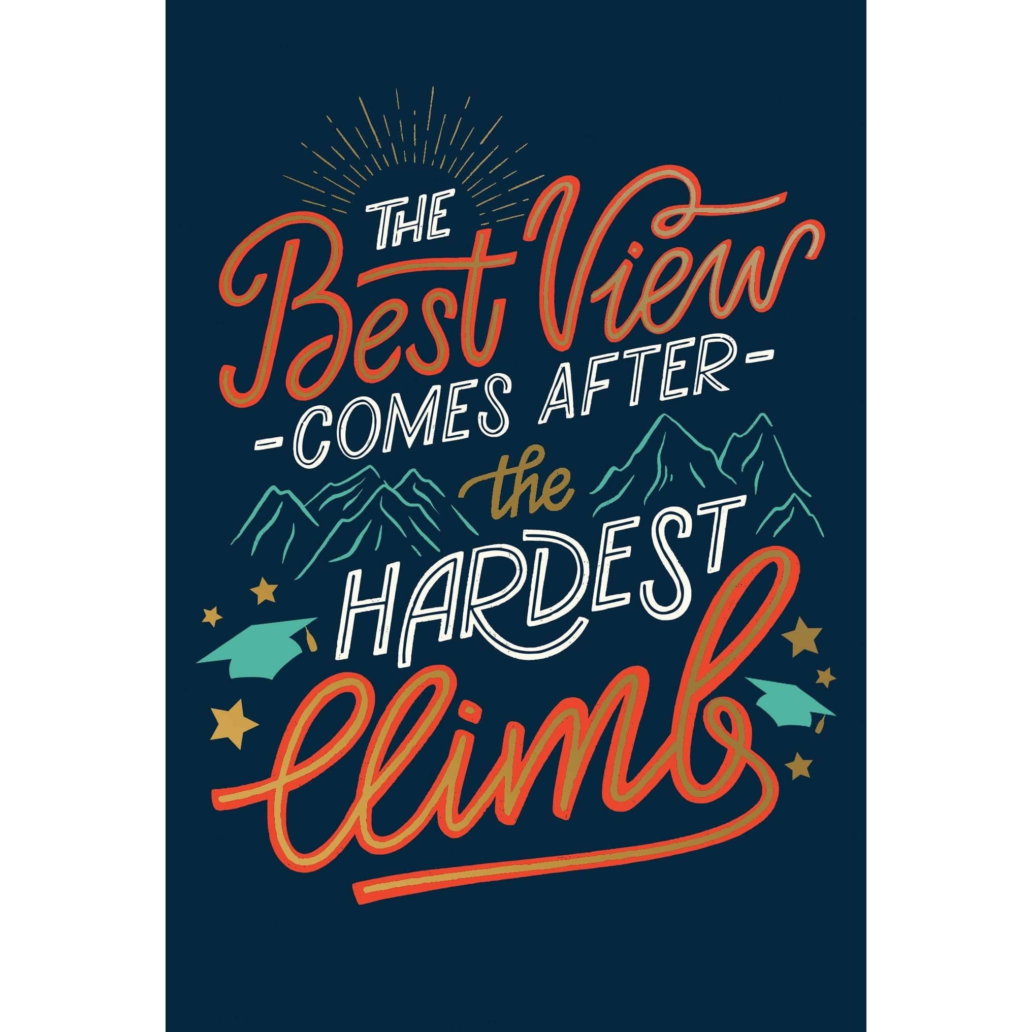Pictura Best View Graduation Card featuring a celebratory design for graduates, with vibrant colors and congratulatory message